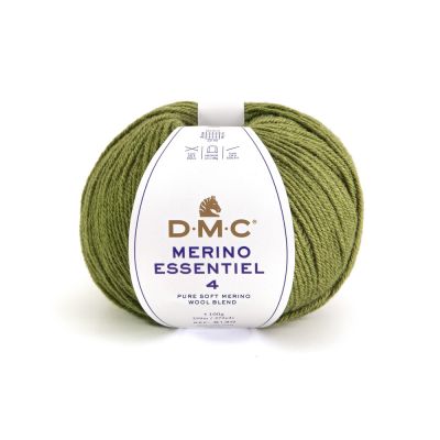 Fil laine Mérino essentiel 4 DMC Vert anis N° 874