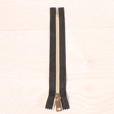 Fermeture métal non séparable Craftine Or 35 cm