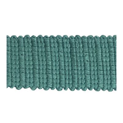 Sangle aspect crochet 30 mm uni Bleu pacifique x1m