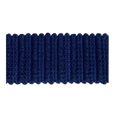 Sangle aspect crochet 30 mm uni Bleu marine x1m