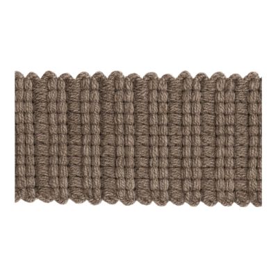 Sangle aspect crochet 30 mm uni Marron x1m