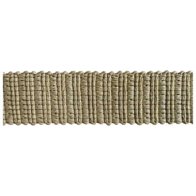 Sangle aspect crochet Lurex 30 mm Beige x1m