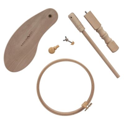 Tambour à broder sous cuisse avec cercle 20 cm - Milward
