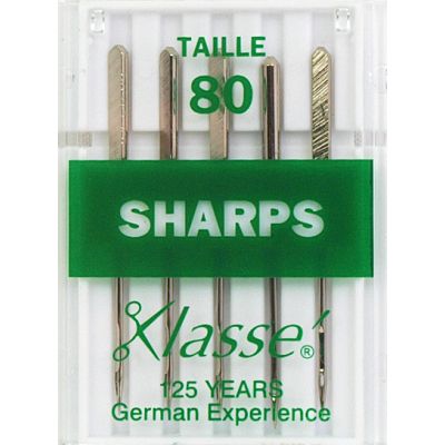 Aiguilles Machine Sharps 80/12 - Klassé