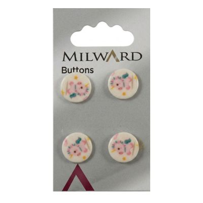 Bouton Milward Licorne 13 mm x4