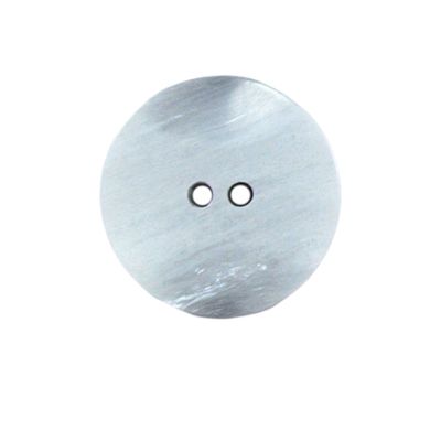 Bouton relief Vivienne 22 mm - Blanc