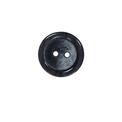 Bouton effet nacré Loris 15 mm - Bicolore Gris