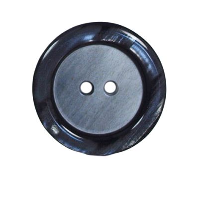 Bouton effet nacré Loris 27 mm - Bicolore Gris 