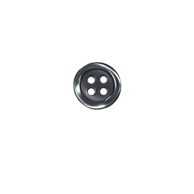 Bouton Alexander unis nacré 10 mm - Gris