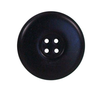 Bouton incurvé Carolina 27 mm - Noir