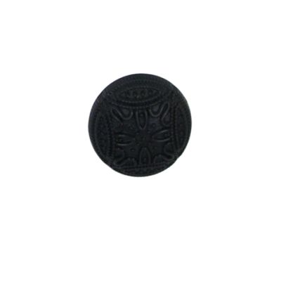Bouton Franscico 15 mm - Noir
