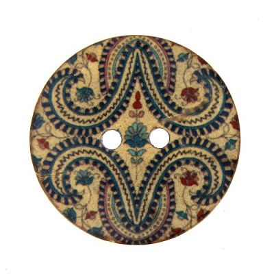 Bouton bois René 40 mm