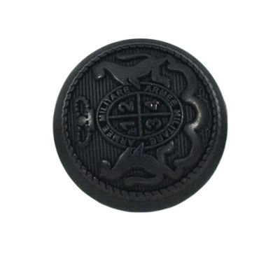 Bouton Raphael écusson de l&#039;armée  25 mm - Noir