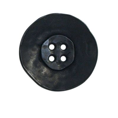 Bouton Justin en métal 27 mm - Noir