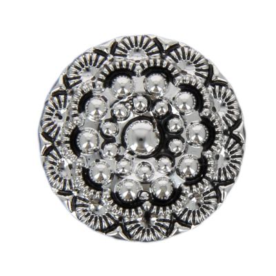 Bouton Claude brillant 25 mm