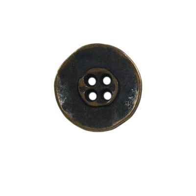 Bouton Justin en métal 18 mm - Bronze
