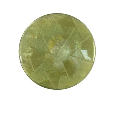 Bouton Emma triangle nacré 27 mm - Vert