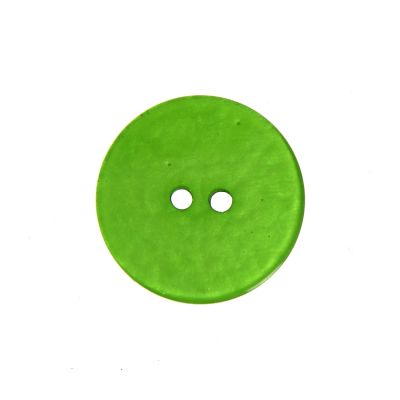 Bouton effet froissé 22 mm - Vert