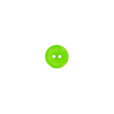Bouton Donatella uni 9 mm - Vert