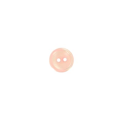 Bouton Donatella uni 9 mm - Rose clair