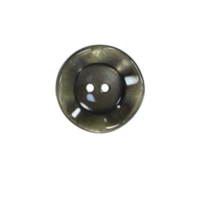 Bouton bord gondolé Agatha 18 mm - Vert