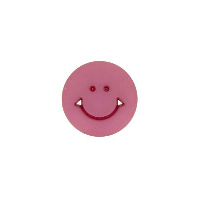 Bouton smile 15 mm - Violet