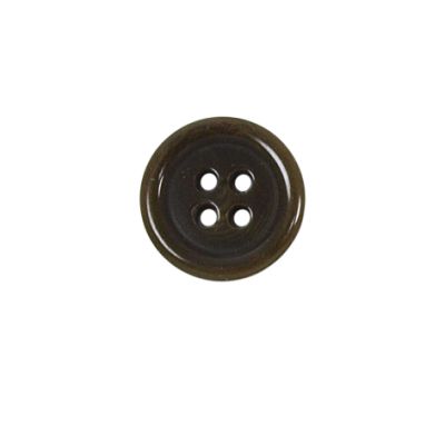 Bouton effet nacré Loris 15 mm - Vert kaki