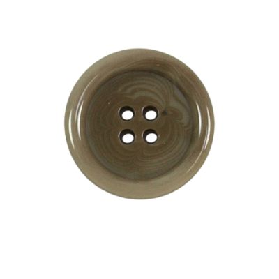 Bouton effet nacré Loris 22 mm - Beige