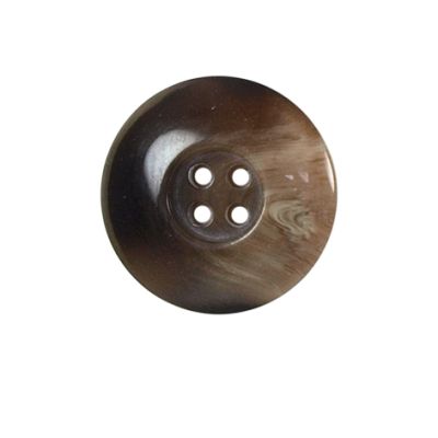 Bouton incurvé nacré Vera 22 mm - Ocre