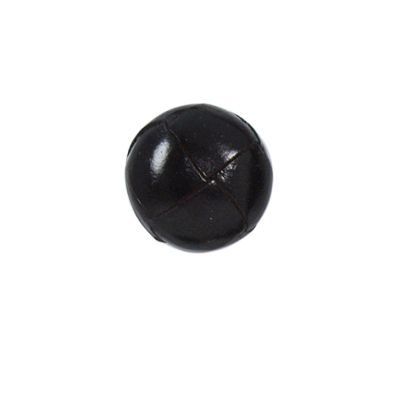 Bouton Giustina effet capitonné 15 mm - Marron