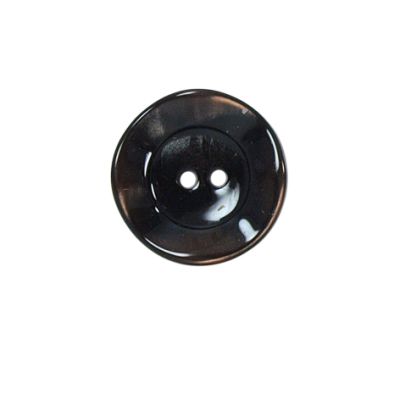 Bouton bord gondolé Agatha 18 mm - Ocre