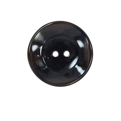 Bouton bord gondolé Agatha 22 mm - Ocre