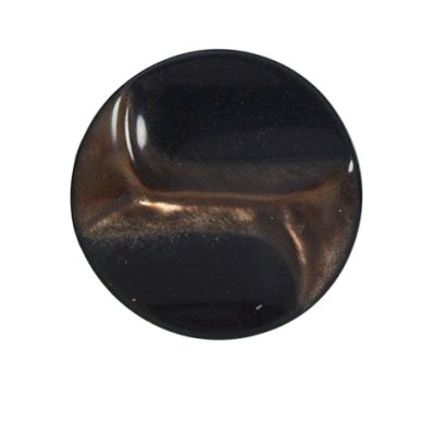 Bouton Calvin relief 27 mm - Marron
