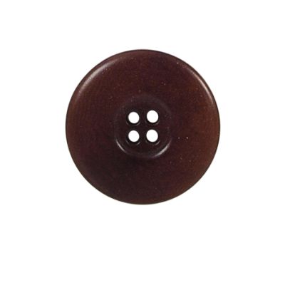 Bouton incurvé Carolina 22 mm - Marron