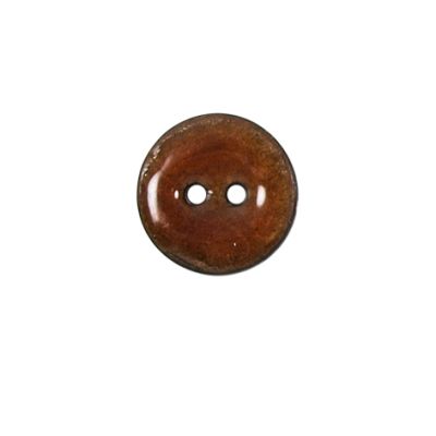 Bouton bois laqué Velentino 15 mm - Orange