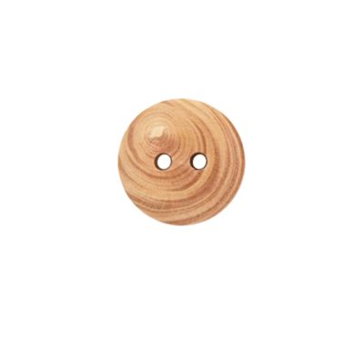 Bouton bois lisse - 14 mm