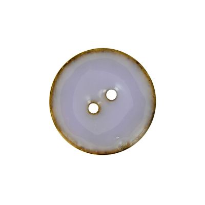Bouton en bois brillant 25 mm - Violet clair