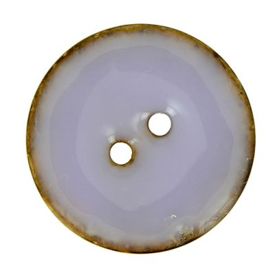 Bouton en bois brillant 40 mm - Violet clair
