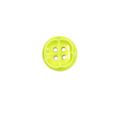 Bouton Nicolas forme fleur 12 mm - Vert