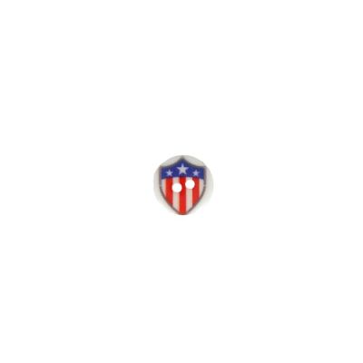 Bouton écusson drapeau américain 12 mm