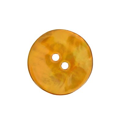Boutons nacré 27 mm - Orange