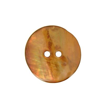 Boutons nacré 15 mm - Ocre