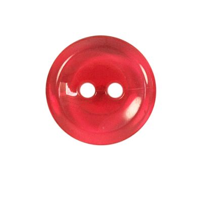 Bouton Cristobal transparent 22 mm - Rose