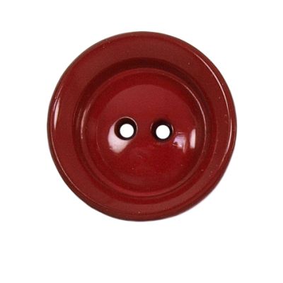 Bouton cuvette Jeanne 27 mm - Rouge
