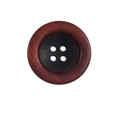 Bouton bicolore Giorgio 22 mm - Rouge