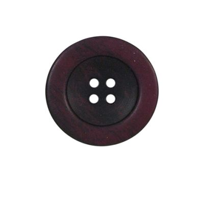 Bouton bicolore Giorgio 22 mm - Bordeaux