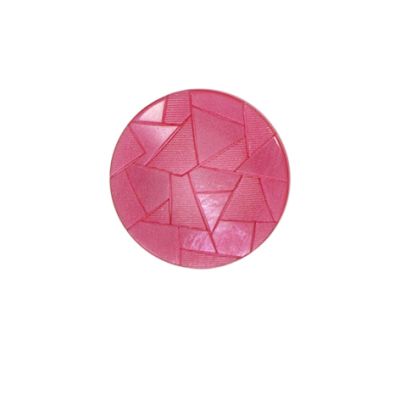Bouton Emma triangle nacré 18 mm - Rose