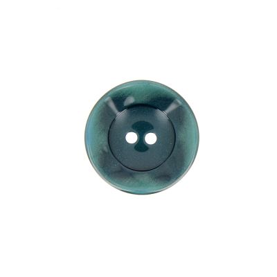Bouton cuvette bord gondolé 18 mm - Bleu