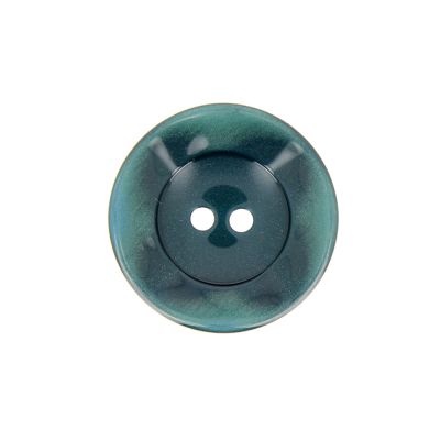 Bouton cuvette bord gondolé 22 mm - Bleu