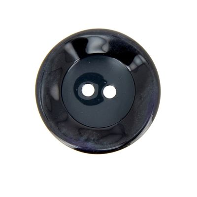 Bouton cuvette bord gondolé 27 mm - Noir
